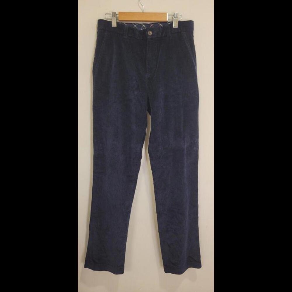 Brooks Brothers Boys Pants 16R Corduroy Navy Blue Preppy EUC